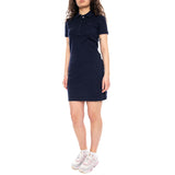 Robe Polo Abitino Polo Dress Blue - Robe Polo Femme Bleu Femme LACOSTE