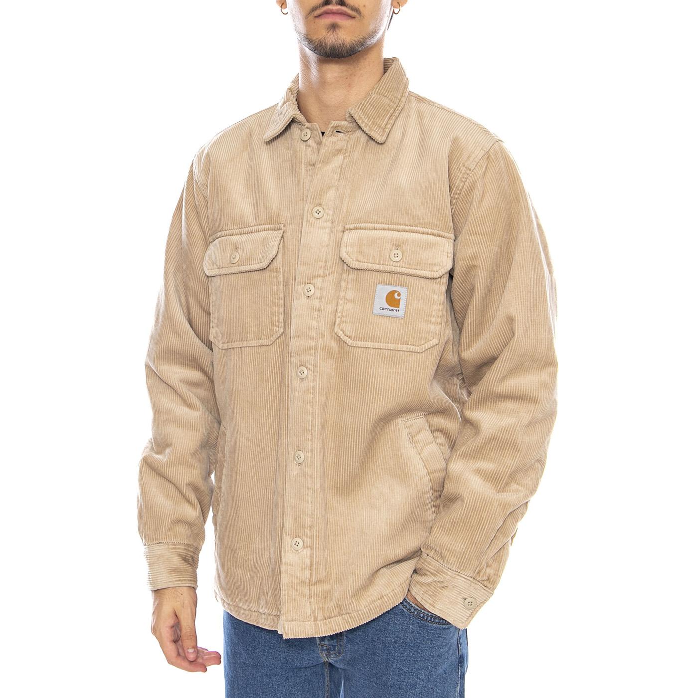 Whitsome Shirt Jacket Wall - Giacca Invernale Uomo Beige I028827-G1XX . CARHARTT WIP 