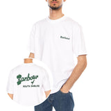 OS FIT ARCHIVE LOGO T-SHIRT - T-shirt Col Rond Homme Blanc BARBOUR