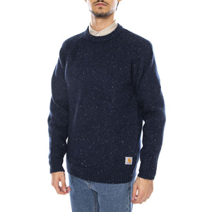 Anglistic Sweater Speckled Jupiter - Maglione Girocollo Uomo Blu I010977.3ATXX  CARHARTT WIP 