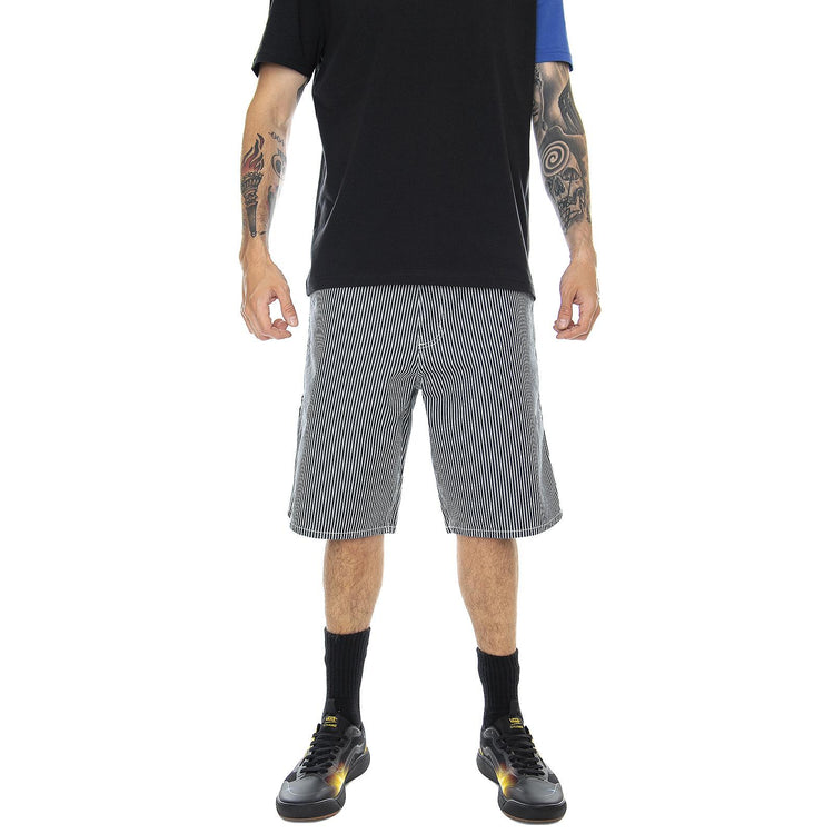 Single Knee Shorts - Blue / White - Bermuda Uomo Blu / Bianchi I027947.981.02.00  CARHARTT WIP 