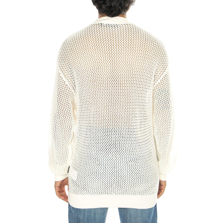 Sweater Snatch Off White - Maglione Girocollo Uomo Bianco SWEATER SNATCH - OFF-WHITE  WASTED PARIS 
