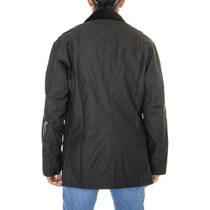 Ashby Wax Jacket Olive - Giacca Invernale Uomo Marrone 222MMWX0339-OL71  BARBOUR 