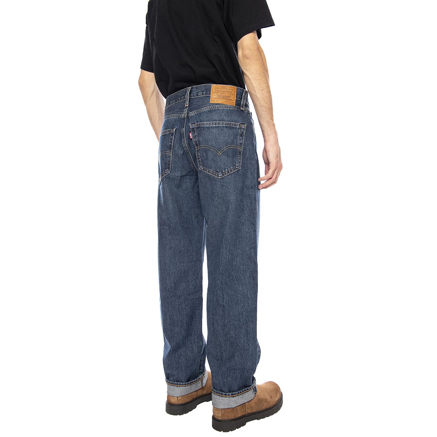 568 Loose Straight Check The Score Dark Indigo - Pantaloni Denim Jeans Uomo Blu 29037-0095  LEVIS 