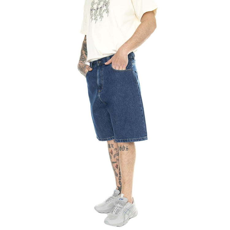 Brandon Short Blue /stone washed - Bermuda Denim Jeans Uomo Blu I031921.0106  CARHARTT WIP 