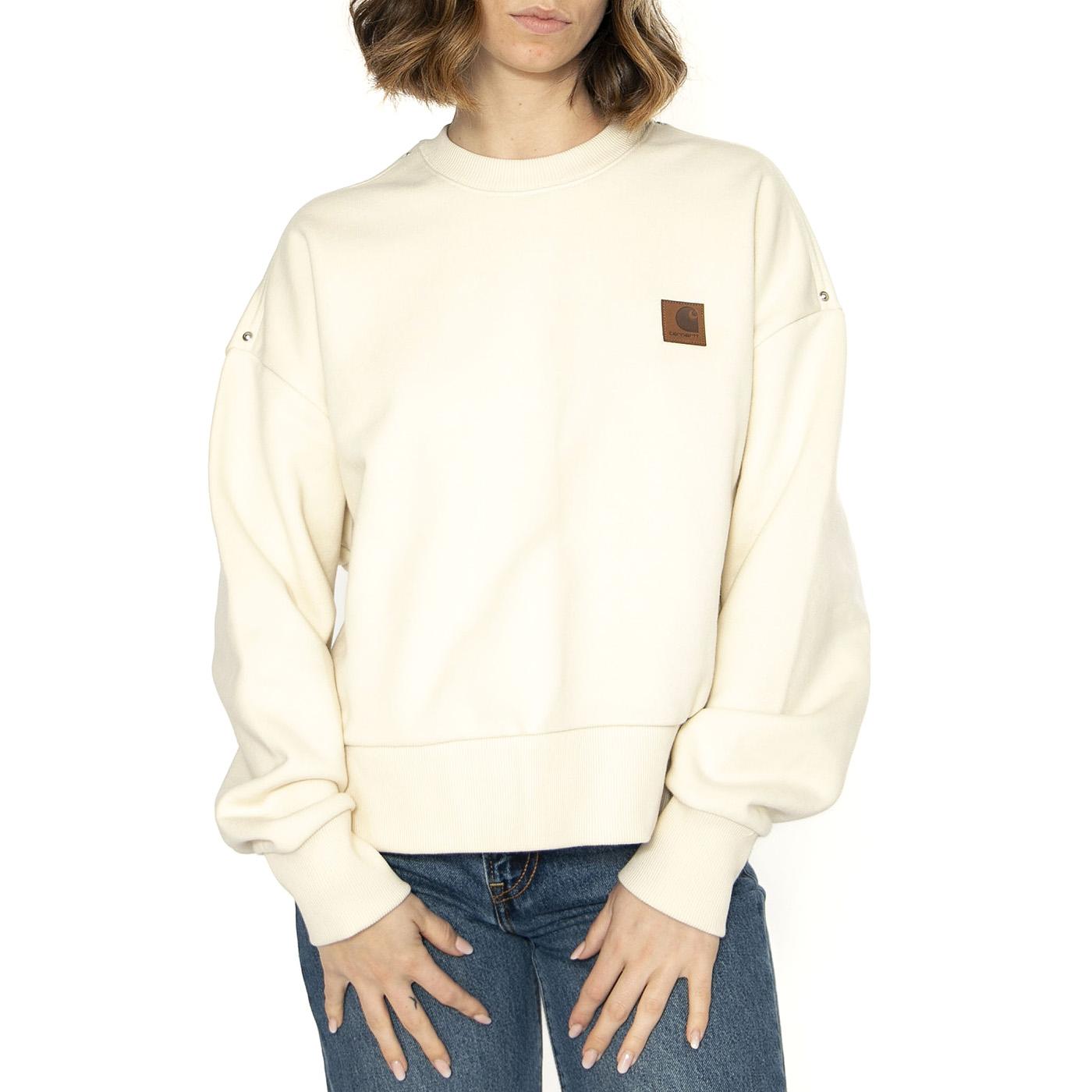 W' Eldon Sweat Natural - Felpa Girocollo Donna Beige I034373.05XX  CARHARTT WIP 