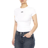 CAMERON TEE WHITE - T-shirt Femme Col Rond Blanc VANS