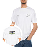 Live Is Life Tee White - T-Shirt Col Ras du Cou Homme Blanc Homme DOLLY NOIRE