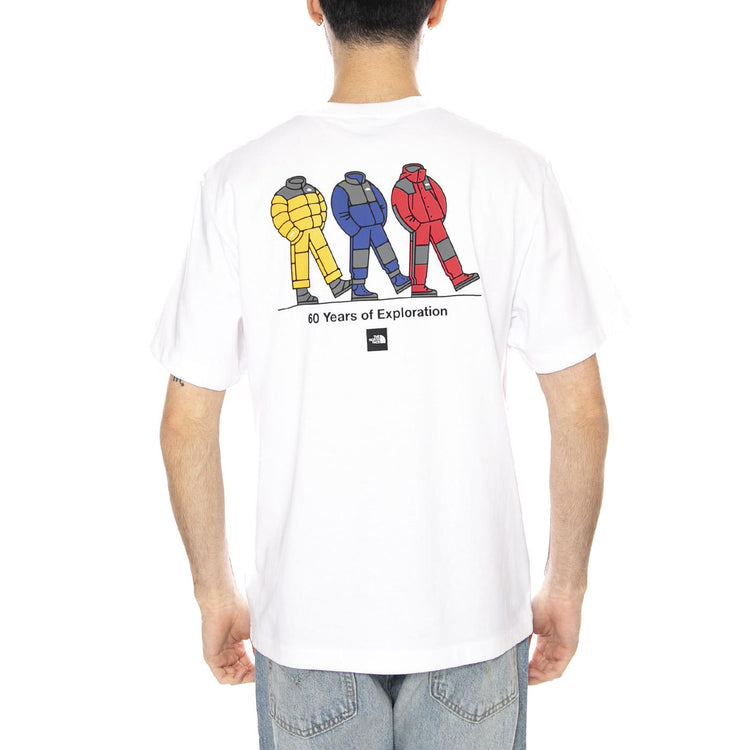 M TNF CEL RX SS TEE - Maglietta Girocollo Uomo Bianca NF0A8GAR FN41 THE NORTH FACE 