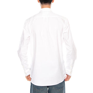 LS Shirt White Oxford - Camicia Uomo Bianca 112350485 WHT WRANGLER 